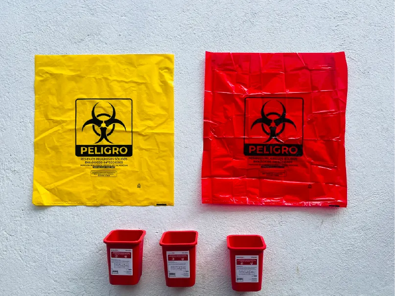 Insumos para el manejo de residuos peligrosos biológico-infecciosos (RPBI)